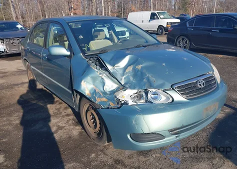 2006 Toyota Corolla Le из США, поврежденный, VIN 2T1BR32E46C660713